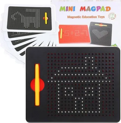 Productafbeelding van MagPad magnetische tafel met magnetische ballen, puzzel en sjablonen