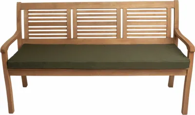 Produktbild von Sitzkissen outdoor 160x60x7cm Grün, bankkissen outdoor, Sitzkissen hochlehner, Outdoor kissen, outdoor hollywoodschaukel auflagen Bankauflage