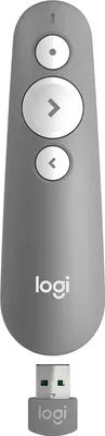 Zdjęcie produktu dla Logitech R500, Bluetooth/RF, USB, 20 m, Szary