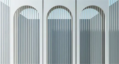 Produktbild von Tadessi Fototapete | Modern | 5.00 m x 2.70 m | Blau | Grau | Wandbild | Digitaldruck
