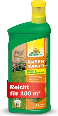 Produktbild von Neudorff Rasendünger Moos-&UnkrautStopp 1L für 100 m²