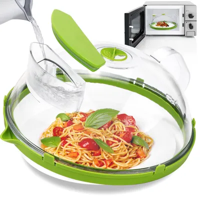 Immagine prodotto di Coperchio per forno a microonde con maniglia - Privo di BPA, 26 cm
