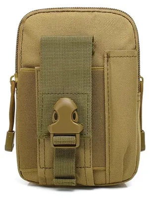 Produktbild von Taktische Beintasche, wasserdichtes Material, lässiger Stil, Khaki