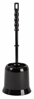 Produktbild von Toilettenburste - mit Halter - schwarz - Kunststoff - Toilettenburste - 37 cm