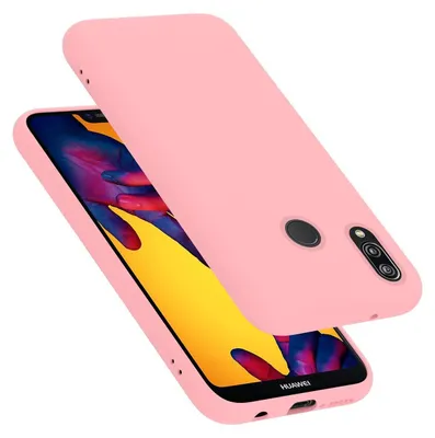 A pink phone case is shown on a white background, with a phone partially visible underneath.