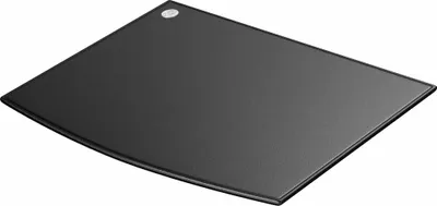 Produktbild von Schwarzes Leder Mauspad, handgefertigt, Modell M-721, 262x230x6mm