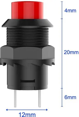 Produktbild von Famanu Druckknopf 12 mm - 14 Stück, mini, wasserdicht, 6 Farben