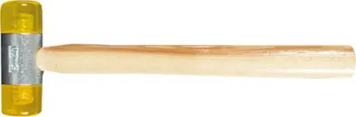 Produktbild von Fortis Kunststoffhammer gelb 22mm Gr.1