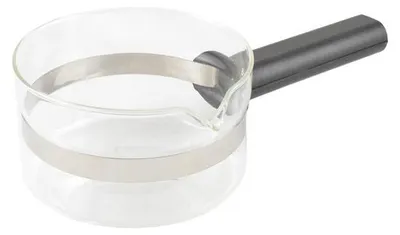 Produktbild von Kaffeekanne aus Glas, 0,4L, hitzebeständig, Höhe 6 cm, Ø 10,5 cm, Länge 21 cm