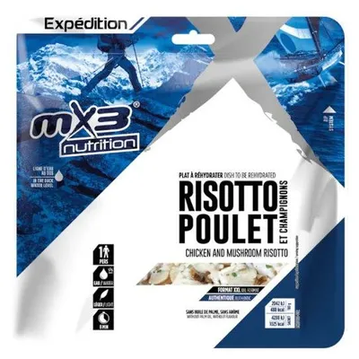 Immagine prodotto di Piatto liofilizzato MX3 (816) Risotto con pollo e funghi champignon 210 g