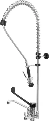 Produktbild von Gastronomischer Wasserhahn mit Auslauf und Dusche, Höhe 106 cm - Hendi 810279