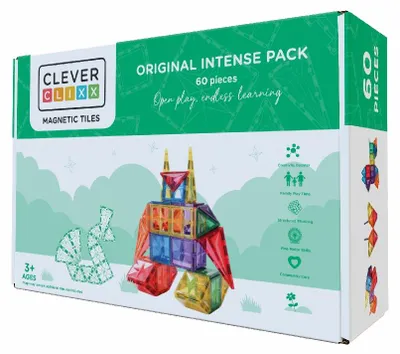 Obrázok produktu pre Magnetická stavebnica Inventiv 60 dielov, Cleverclixx