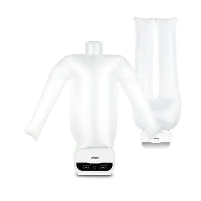 An automatic ironing doll for shirts and pants, shown on a white background.