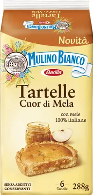 Produktbild von 16x Mulino Bianco Tartelle Cuor di Mela 288g