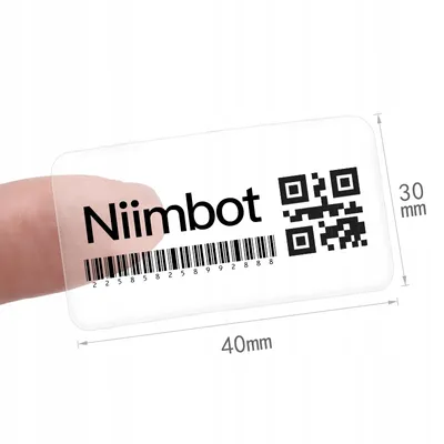 Obrázek produktu pro .NIIMBOT Samolepky série B 40*30mm TRANSPARENTNÍ