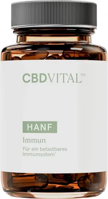 Produktbild von CBD VITAL - Hanf Immun Komplex | Vitamin C, D3, Zink mit Sternanis & Cistus