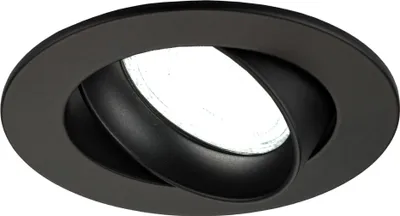 Produktbild von Ledvion LED Einbaustrahler Rund Schwarz 3W dimmbar Kaltweiss