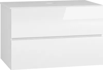 Produktbild von nabbi Badezimmerschrank unter dem Waschbecken Ballett S80 - Alaska / weißer Glanz