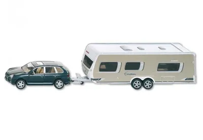 Produktbild von Siku Super Pkw Mit Wohnwagen