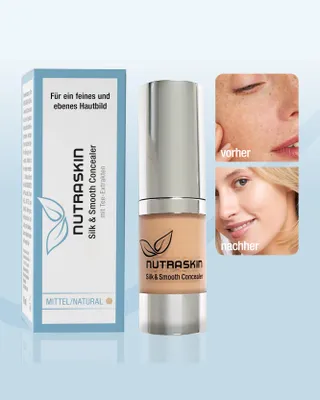 Produktbild von NUTRASKIN Concealer natural – flüssiger Concealer für einen natürlichen, makellosen Teint. Kaschiert Augenringe & Unreinheiten, Germany, 10 ml