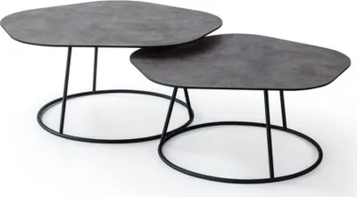 Produktbild von Designer Couchtisch Luxus Beistelltisch Wohnzimmertisch Kaffeetisch Tisch 2tlg