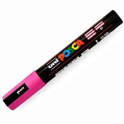 Image de POSCA - POSCA PC5M M Raspberry | 1 pièce | 6 pièces
