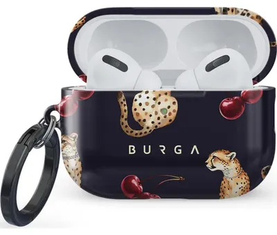 Produktbild von Schutzhülle für AirPods Pro 3, Burga Cougar , Dunkelblau mit Muster