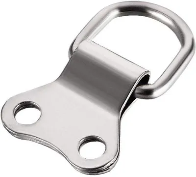 Produktbild von Foto-Hänge-Set mit 10 D-Ringen, Silber, 36 mm x 22 mm