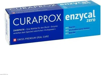 Produktbild von Curaprox enzycal zero Zahnpasta 75 ml