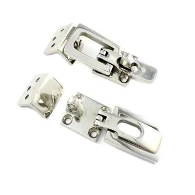 Produktbild von Überfallscharnier 62 x 28 x 3mm Feinguss Poliert Edelstahl A4 Scharnier