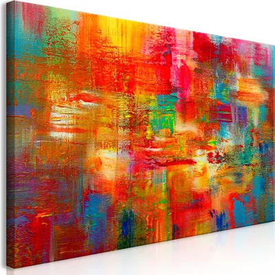 Immagine prodotto di Murale Mega XXXL Astratto 250x125 cm Pezzo unico formato XXL stampa d'arte per il montaggio quadri su tela quadri moderni decorazione murale fai da te decorazione casa colorata a-A-0538-ak-e