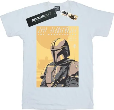 Produktbild von Star Wars - "The Mandalorian" T-Shirt für Damen BI45574 (XL) (Weiß)