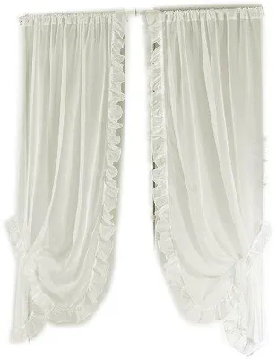 Productafbeelding van LINDER 0390/20/501 Gordijnset, polyester, linnen, 95 x 150 cm, met tunneltrekkoord