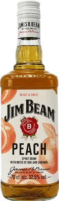 Produktbild von Jim Beam Peach, Whiskey Likör, 32,5% Vol. 0,7 l