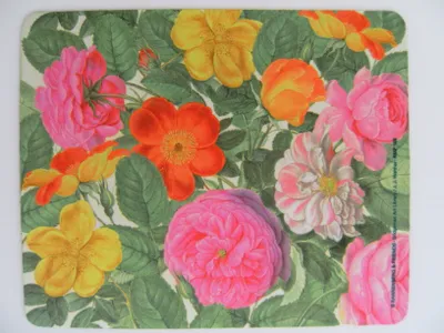Produktbild von MausPad Rosen bunt Mousepad Mauspads Mousepads Rose Blumen Garten Beet