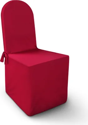 Immagine prodotto di Bestlivings coprisedia ( rosso ) - schienali per sedie rotonde - copertura elastica ( 45 cm x 96 cm ) copertura universale per sedie da banchetto - coprisedia in Spandex