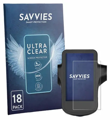 Produktbild von 18x Für Tezeus C6T Schutzfolie Savvies Displayschutz Display Schutz Folie Klar Transparent