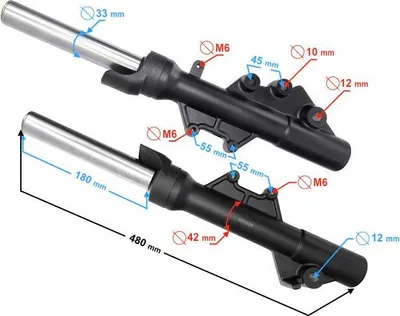 Imagen del producto de Amortiguador delantero para B-Max 125
