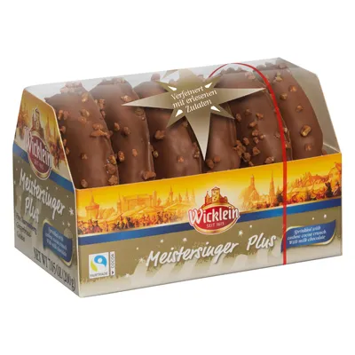 Zdjęcie produktu dla Wicklein Nuremberg Meistersinger Plus piernik z orzechami 200g