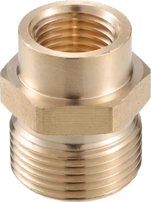 Produktbild von Hochdruckreiniger-Anschluss, M14x1.5 auf 14mm M22x1.5 männlicher und weiblicher Adapter aus Messing Schraubenschlauchanschluss Universal für Hochdruckreiniger Messing Kupferton