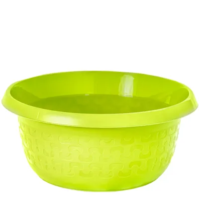 Produktbild von Wäschewanne Wäschekorb Plastikwanne Kunststoff Wäsche Wäscheschüssel Grün 15 l