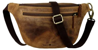 Produktbild von Vintage Gürteltasche Leder 22 cm