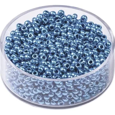 Produktbild von KNORR PRANDELL 213104370 Böhmische Rocailles Ø 25 mm Glas blau