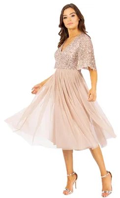 Produktbild von Maya Deluxe Damen – Midi-Abendkleid, Cocktailkleid, Ballkleid