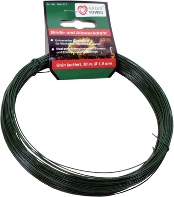 Produktbild von Green Tower Allzweckdraht grün 1,4 mm, 20 m