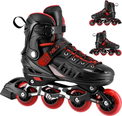 Produktbild von Na18811A Inline-Skates Cypher Rot Grösse M (34-38) Nils Extreme
