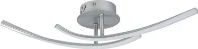 Image de Rabalux 3143 Plafonnier Tatjana, 15 W, 4000 K, 1000 lm, blanc argenté, blanc neutre, 54 cm