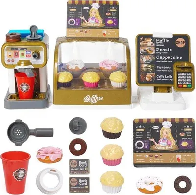 Produktbild von Kinderkaffeemaschine Spielzeug mit Zubehör