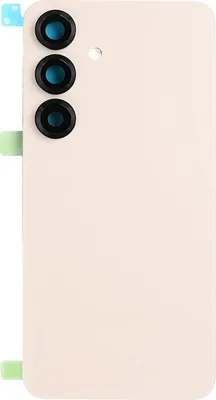 Produktbild von Clappio, Samsung Galaxy S25 Akkudeckel mit Linsen und Klebefolie, Champagnerrosa