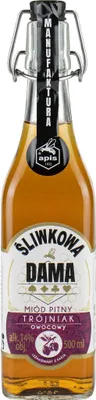 Produktbild von Trojniak Owocowy sliwkowa Dama 500 ml | Met Honigwein Metwein Honigmet | 500 ml | 14% Alkohol | Apis | Geschenkidee | 18+